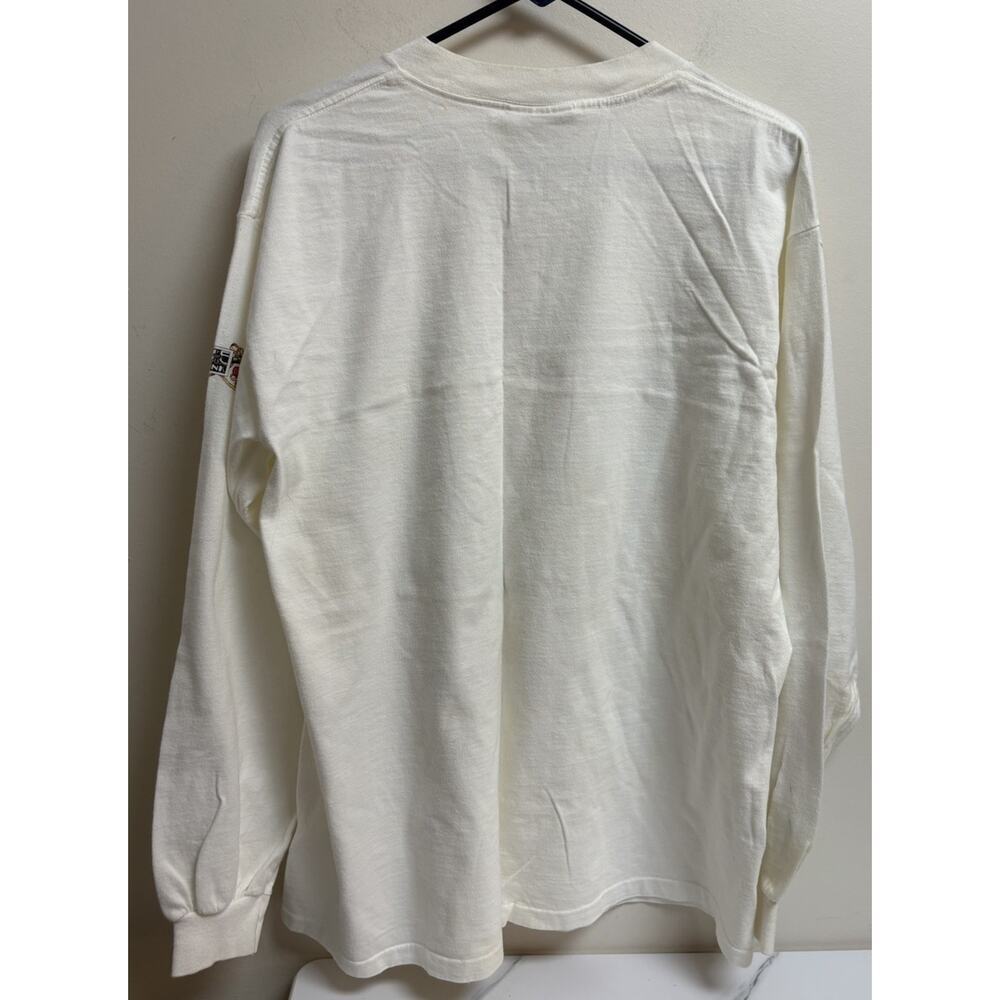 Vintage 90s Mary Engelbreit Winter Roses Long Sleeve Tee XL Stafford Blaine USA - Picture 3 of 9
